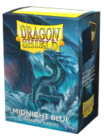 Ochranné obaly na karty Dragon Shield - Standard Sleeves Matte Midnight Blue (100 ks)