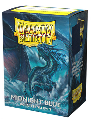 Blackfire Ochranné obaly na karty Dragon Shield - Standard Sleeves Matte Midnight Blue (100 ks)