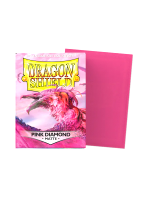 Ochranné obaly na karty Dragon Shield - Standard Sleeves Matte Pink Diamond (100 ks)