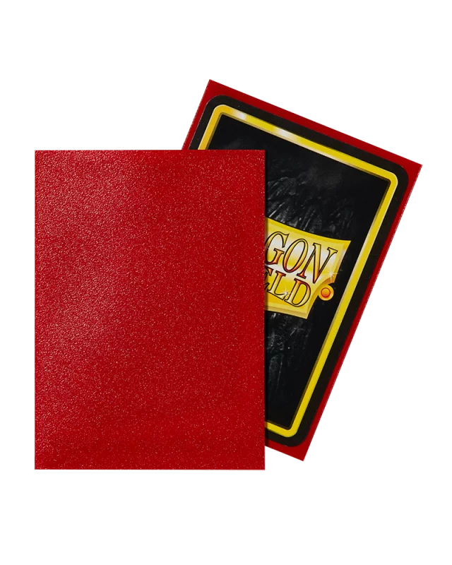 Ochranné obaly na karty Dragon Shield - Standard Sleeves Matte Ruby (100 ks)