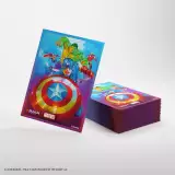 Ochranné obaly na karty Gamegenic - Marvel Super Heroes - Premium Double Sleeving Captian America, Team Leader (105ks) - Magic The Gathering