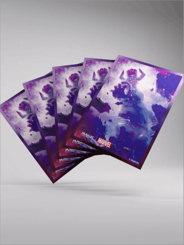 Ochranné obaly na karty Gamegenic - Marvel Super Heroes - Premium Double Sleeving Galactus Token (105ks)
