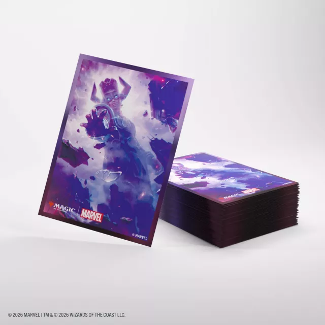 Ochranné obaly na karty Gamegenic - Marvel Super Heroes - Premium Double Sleeving Galactus Token (105ks) - Magic The Gathering