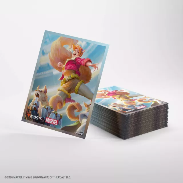 Ochranné obaly na karty Gamegenic - Marvel Super Heroes - Premium Double Sleeving GoNuts! (105ks) - Magic The Gathering