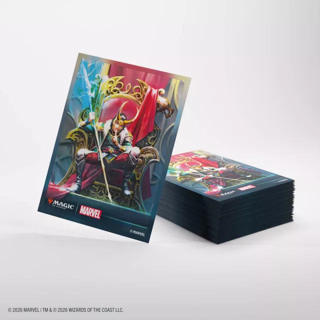 Ochranné obaly na karty Gamegenic - Marvel Super Heroes - Premium Double Sleeving Loki/Doctor Doom (105ks) - Magic The Gathering