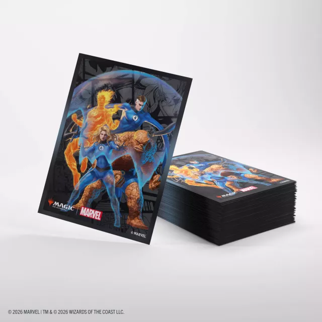 Ochranné obaly na karty Gamegenic - Marvel Super Heroes - Premium Double Sleeving The Fantastic Four (105ks) - Magic The Gathering