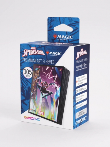Ochranné obaly na karty Gamegenic - MTG x Marvel's Spider-Man: Premium Art Sleeves Spider-Man Miles Morales (105 ks)
