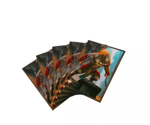 Ochranné obaly na karty Gamegenic - MTG x Reality Fracture: Premium Art Sleeves Ajani, Path of Vengeance (105 ks) - Magic The Gathering
