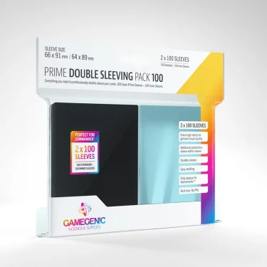 Ochranné obaly na karty Gamegenic - Prime Double Sleeving Pack (2x 100 ks)