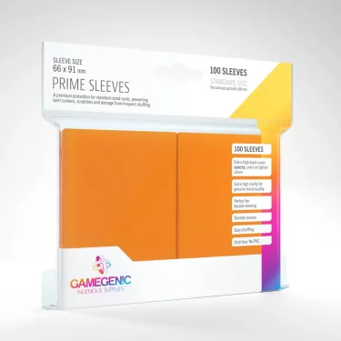 Ochranné obaly na karty Gamegenic - Prime Sleeves Orange (100 ks)