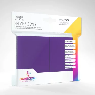 Ochranné obaly na karty Gamegenic - Prime Sleeves Purple (100 ks)