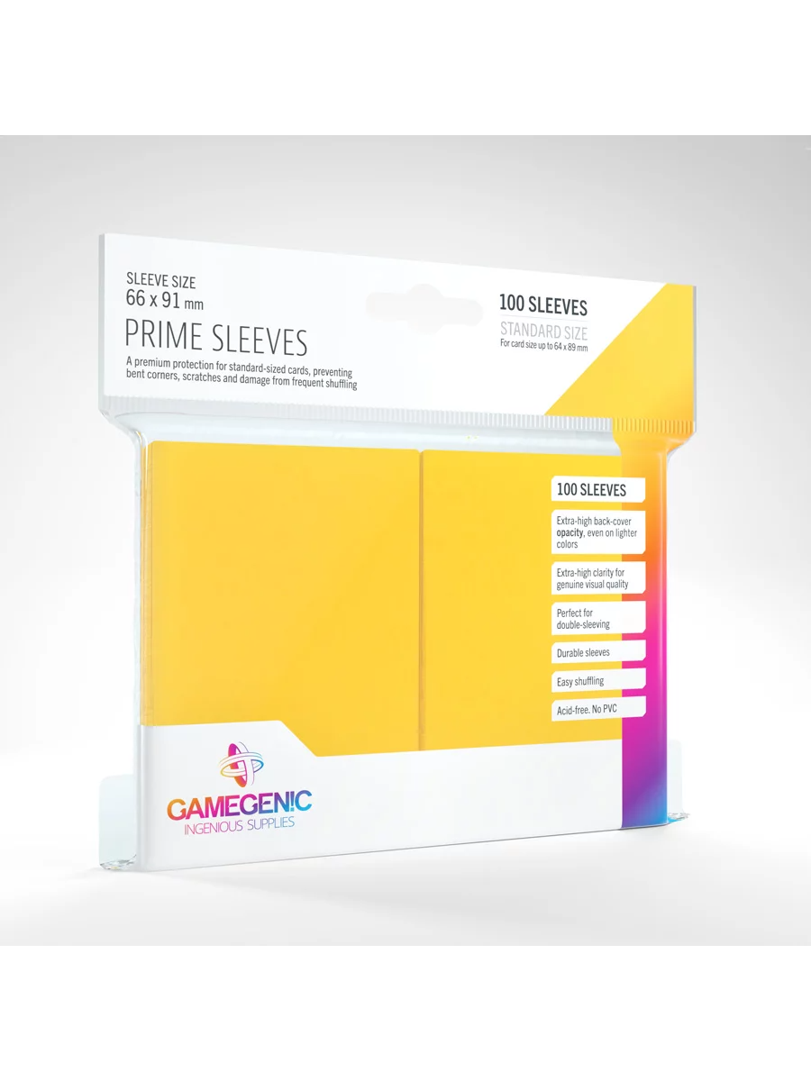 Blackfire Ochranné obaly na karty Gamegenic - Prime Sleeves Yellow (100 ks)