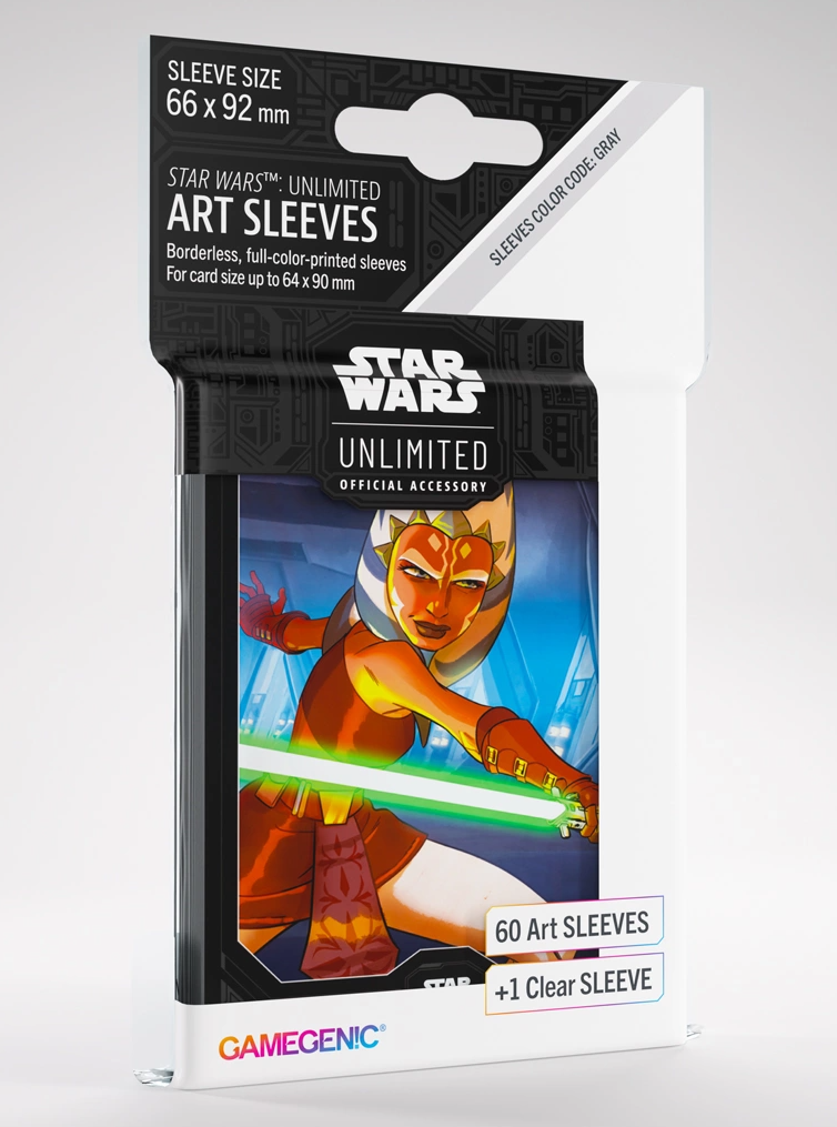 Blackfire Ochranné obaly na karty Gamegenic - Star Wars: Unlimited Art Sleeves Ahsoka Tano (61 ks)