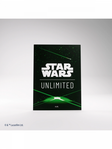 Ochranné obaly na karty Gamegenic - Star Wars: Unlimited Art Sleeves Card Back Green (62 ks)