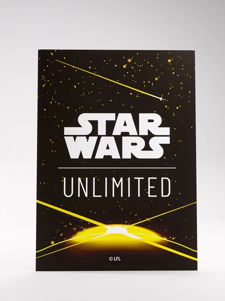 Blackfire Ochranné obaly na karty Gamegenic - Star Wars: Unlimited Art Sleeves Card Back Yellow (61 ks)