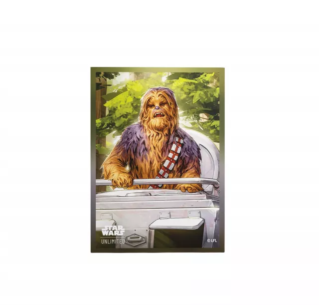 Ochranné obaly na karty Gamegenic - Star Wars: Unlimited Art Sleeves: Chewbacca (80 ks)