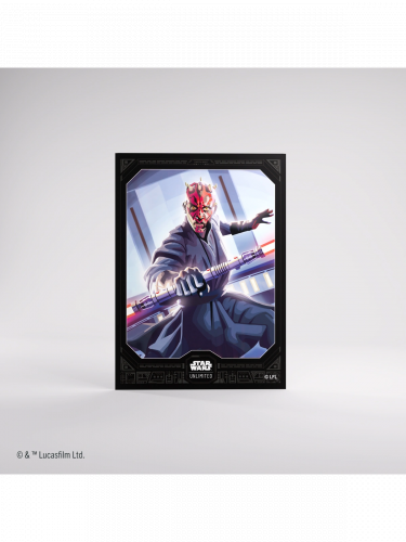 Ochranné obaly na karty Gamegenic - Star Wars: Unlimited Art Sleeves Darth Maul (62 ks)