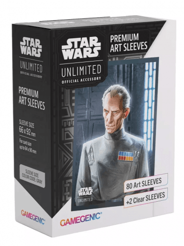 Ochranné obaly na karty Gamegenic - Star Wars: Unlimited Art Sleeves: Grand Moff Tarkin (80 ks)
