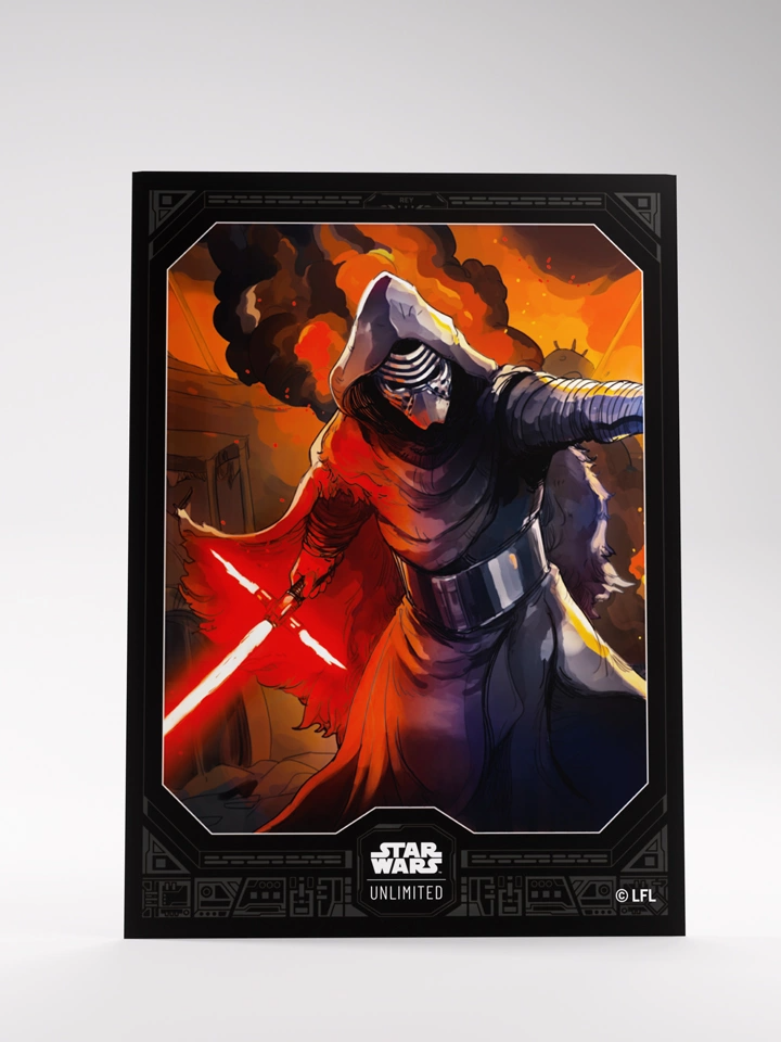 Blackfire Ochranné obaly na karty Gamegenic - Star Wars: Unlimited Art Sleeves Kylo Ren (61 ks)