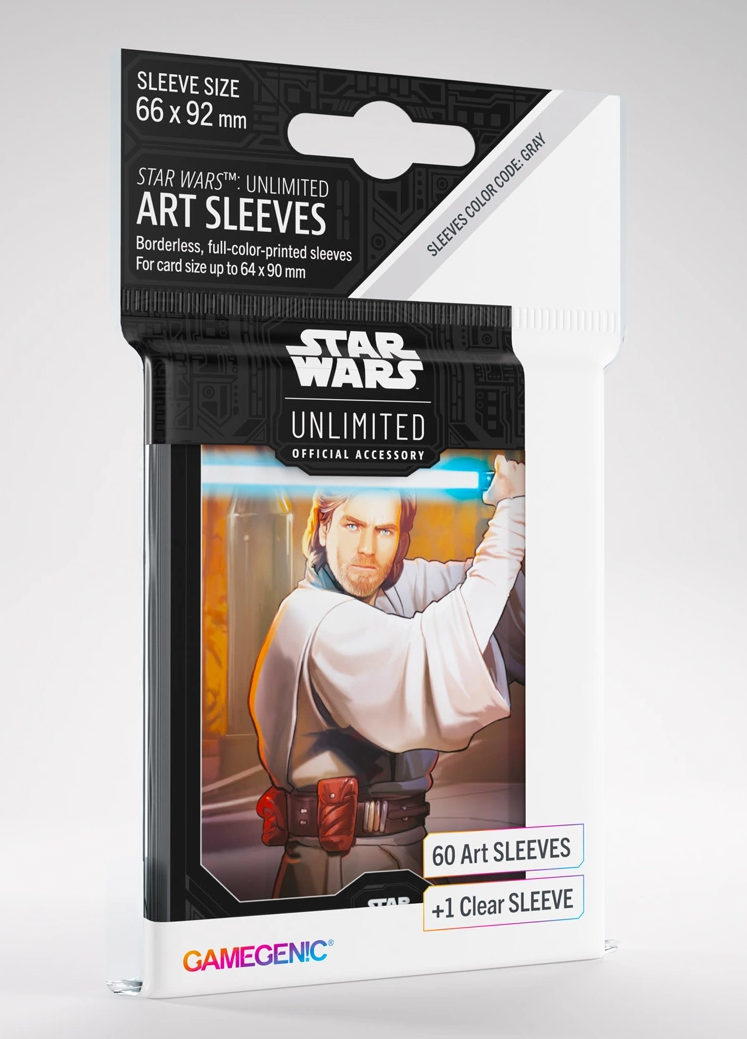 Blackfire Ochranné obaly na karty Gamegenic - Star Wars: Unlimited Art Sleeves Obi-Wan Kenobi (61 ks)