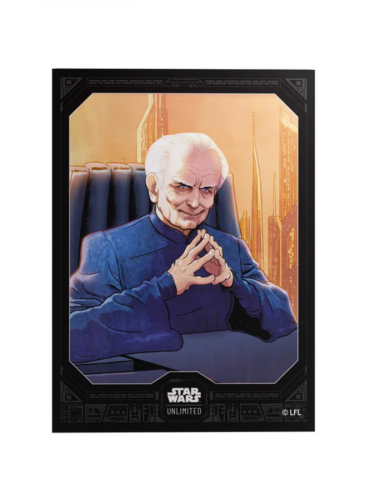 Ochranné obaly na karty Gamegenic - Star Wars: Unlimited: Premium Art Sleeves Chancellor Palpatine (60 ks)