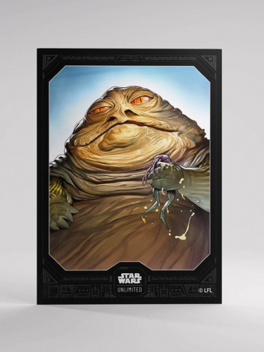 Ochranné obaly na karty Gamegenic - Star Wars: Unlimited: Premium Art Sleeves Jabba the Hutt (60 ks)