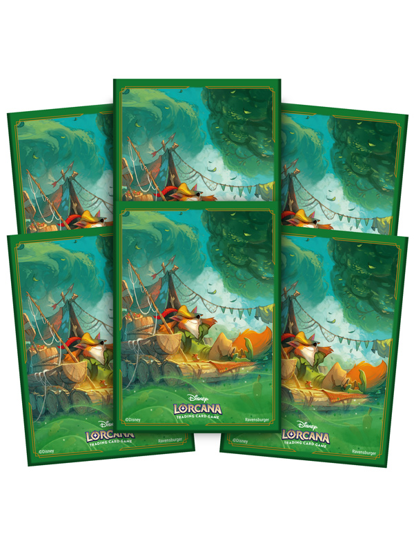 Ravensburger Ochranné obaly na karty Lorcana: Into the Inklands - Robin Hood (65 ks)