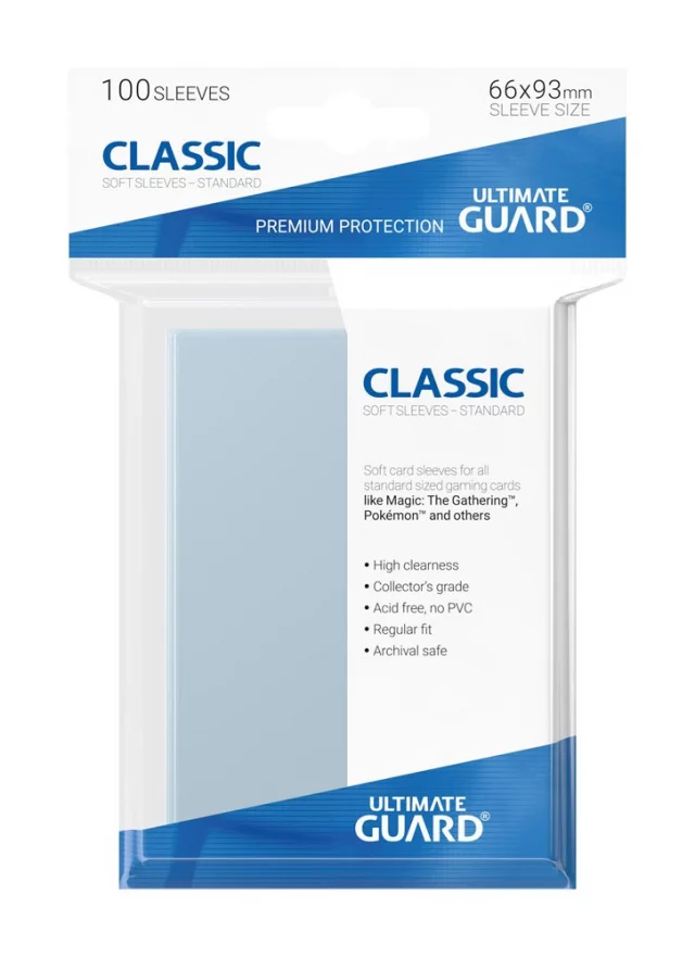 Ochranné obaly na karty Ultimate Guard - Classic Soft Sleeves Standard (100)