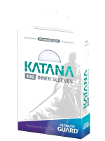 Ochranné obaly na karty Ultimate Guard - Katana Inner Sleeves Standard Size Transparent (100 ks)