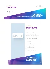 Ochranné obaly na karty Ultimate Guard - Supreme UX Sleeves Standard Matte Transparent (50 ks)