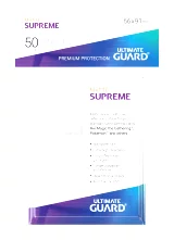 Ochranné obaly na karty Ultimate Guard - Supreme UX Sleeves Standard Matte White (50 ks)