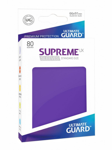 Ochranné obaly na karty Ultimate Guard - Supreme UX Sleeves Standard Purple (80 ks)
