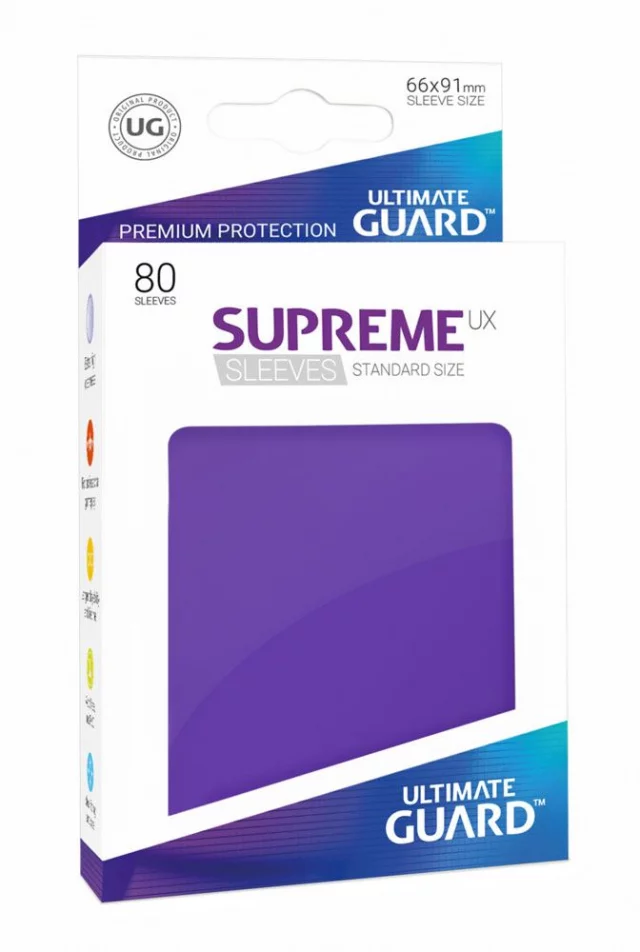 Ochranné obaly na karty Ultimate Guard - Supreme UX Sleeves Standard Purple (80 ks)