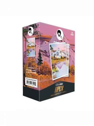 Ochranné obaly na karty Ultra PRO - Bob Ross: Mighty Mountain Lake Apex Deck Protectors Sleeves (105 ks)