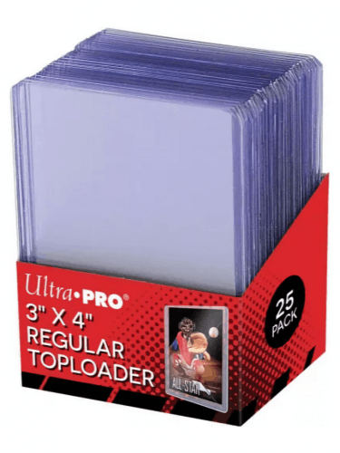 Ochranné obaly na karty Ultra Pro - Regular Toploader (25 ks)