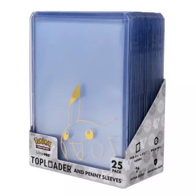 Ochranné obaly na karty Ultra Pro - Toploader & Penny Sleeves Combo Pack (25 ks)