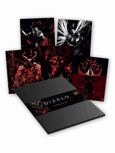 Litografie Diablo - Premium Art Set (5 ks)