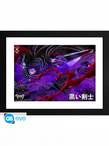 Zarámovaný plakát Berserk - Guts