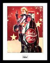 Zarámovaný plakát Fallout - Nuka Cola