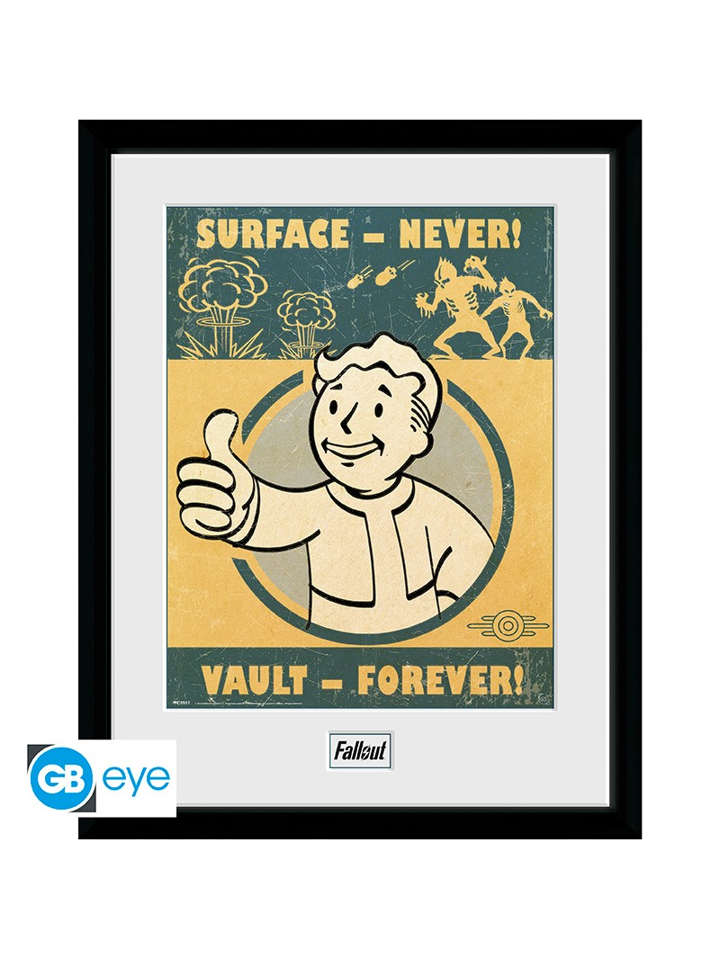 ABYstyle Zarámovaný plakát Fallout - Vault Forever