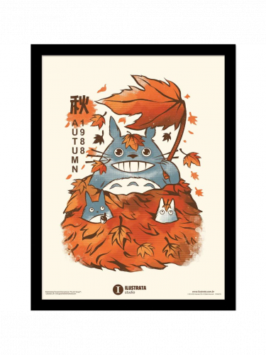 Zarámovaný plakát Ghibli - Autumn (My Neighbor Totoro)