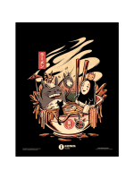 Zarámovaný plakát Ghibli - Ramen Pool Party (My Neighbor Totoro)