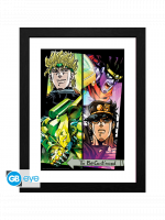 Zarámovaný plakát Jojo's Bizarre Adventure - Dio & Jotaro