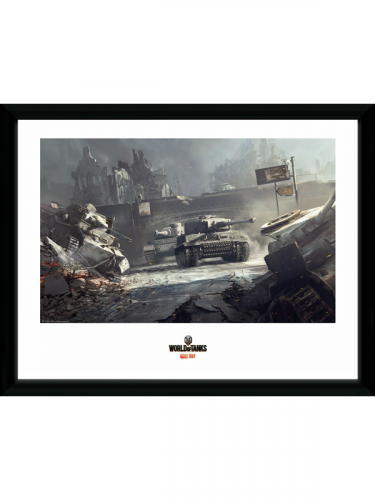 Zarámovaný plakát World of Tanks - German Tank