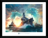 Zarámovaný plakát World of Warships - Dragons