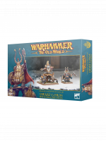 Warhammer The Old World - Dwarfen Mountain Holds - Dwarf Lords with Shieldbearers (2 figurky)