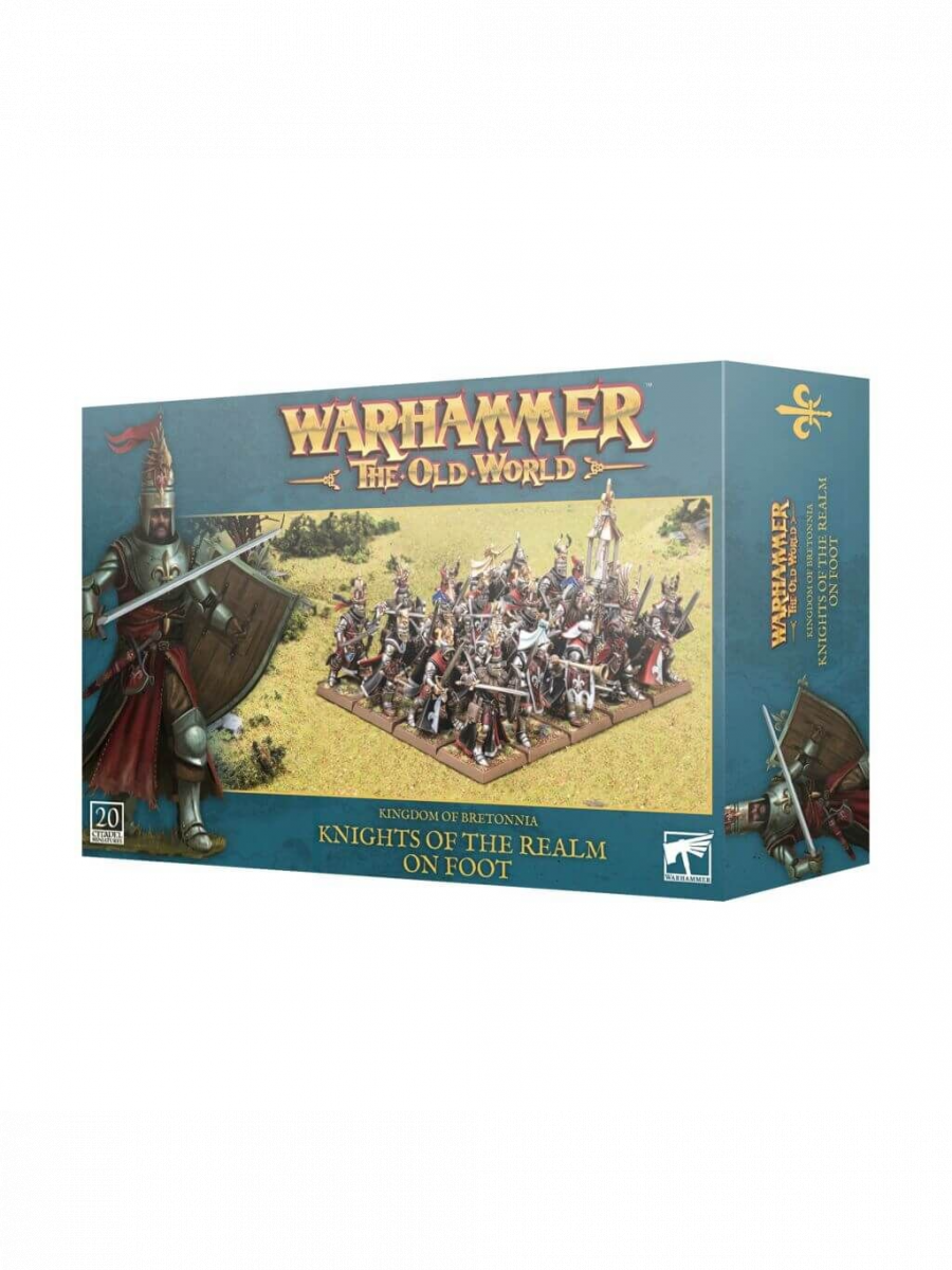 Games-Workshop Warhammer The Old World - Kingdom of Bretonnia - Knights of the Realm on Foot