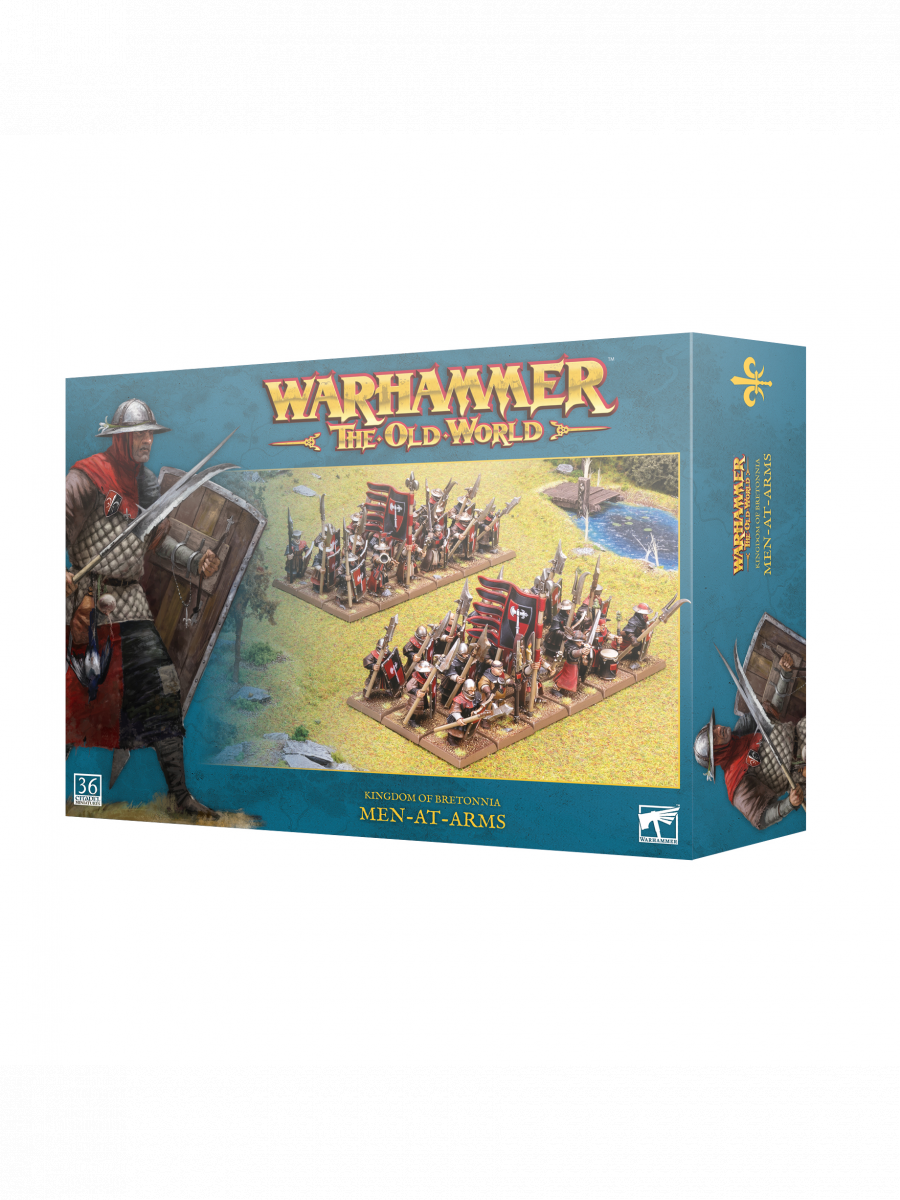 Games-Workshop Warhammer The Old World - Kingdom of Bretonnia - Men at Arms (36 figurek)