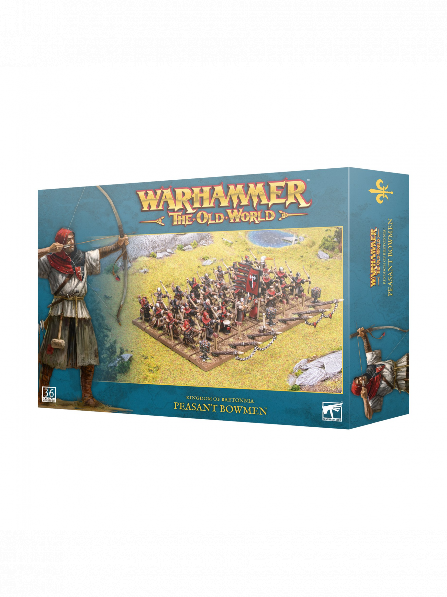 Games-Workshop Warhammer The Old World - Kingdom of Bretonnia - Peasant Bowmen (36 figurek)