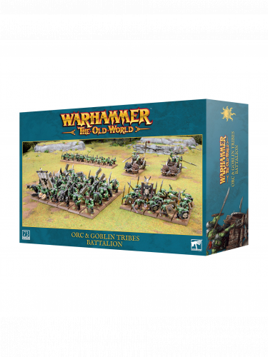 Warhammer The Old World - Orc & Goblin Tribes - Battalion (73 figurek)